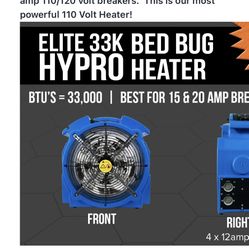 Convectex Elite 33K Hypro Bed Bug Unit