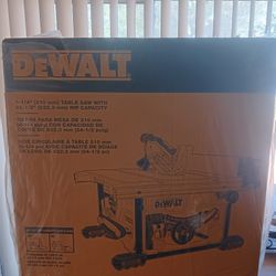 New Dewalt 8 1/4 Tablesaw