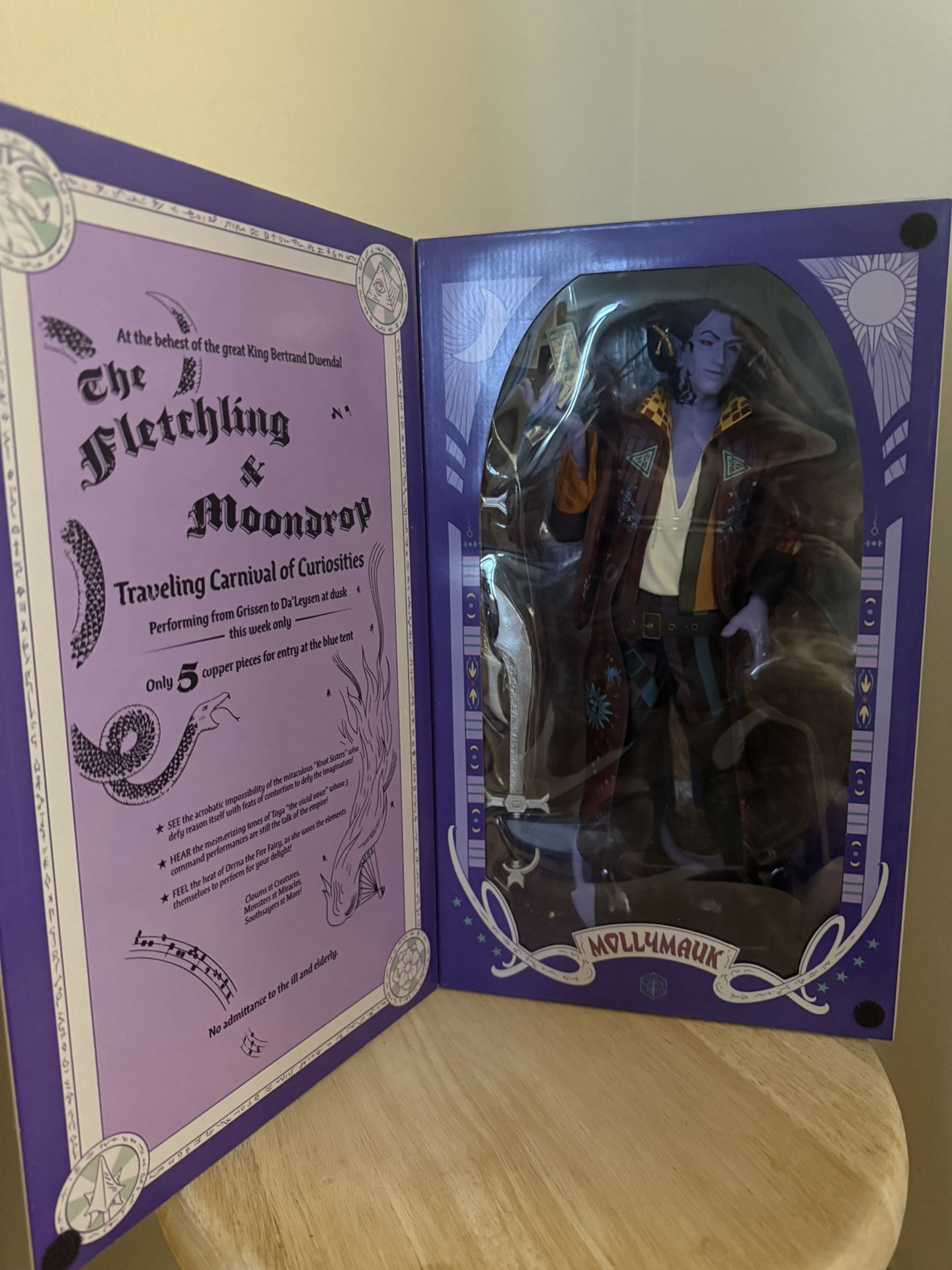 Critical Role - Mollymauk Tealeaf 12” Statue NIB