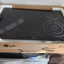 LG Electric Cooktop