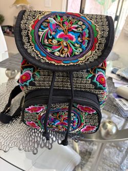 Vintage Style boho backpack