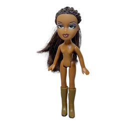 Bratz Funk N Glow 2002 Sasha Doll with Dark Glittery Lips with Boots for Shoes