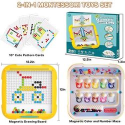 BRAND NEW 2 in 1 Montessori Toys Magnetic Color and Number Maze