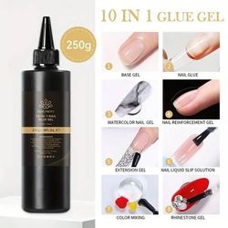 Brand New BORN 10-in-1 Nail Glue Gel Polish 250g – Alcohol-Free & Dura