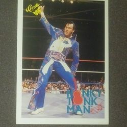 1990 Classic WWF WWE Honky Tonk Man #44 Titansports Wrestling Vintage Wrestler Collectible Card Wrestle Sports Pro