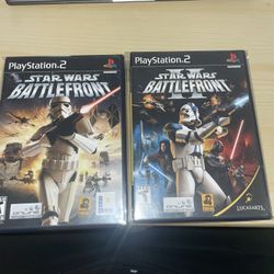Star Wars Battle Front 1 And 2 PlayStation 2 