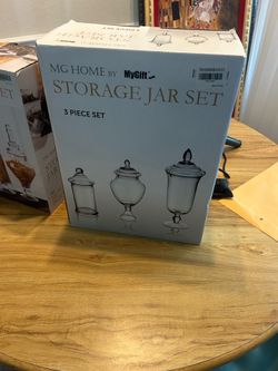 Storage glass jars