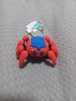 Keychain Disneyland Hong Kong Spider-Man AVENGERS CAMPUS WEB SPIDER BOT PVC
