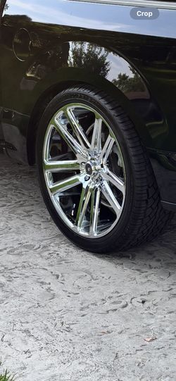 Like New 24" CHROME DUB FLEX 6x135 BOLT PATTERN Wrapped in 305-35-24