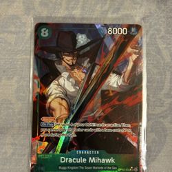 One Piece Op12 Legacy Of The Master Dracule Mihawk (Alternate Art) - Legacy of the Master (OP12