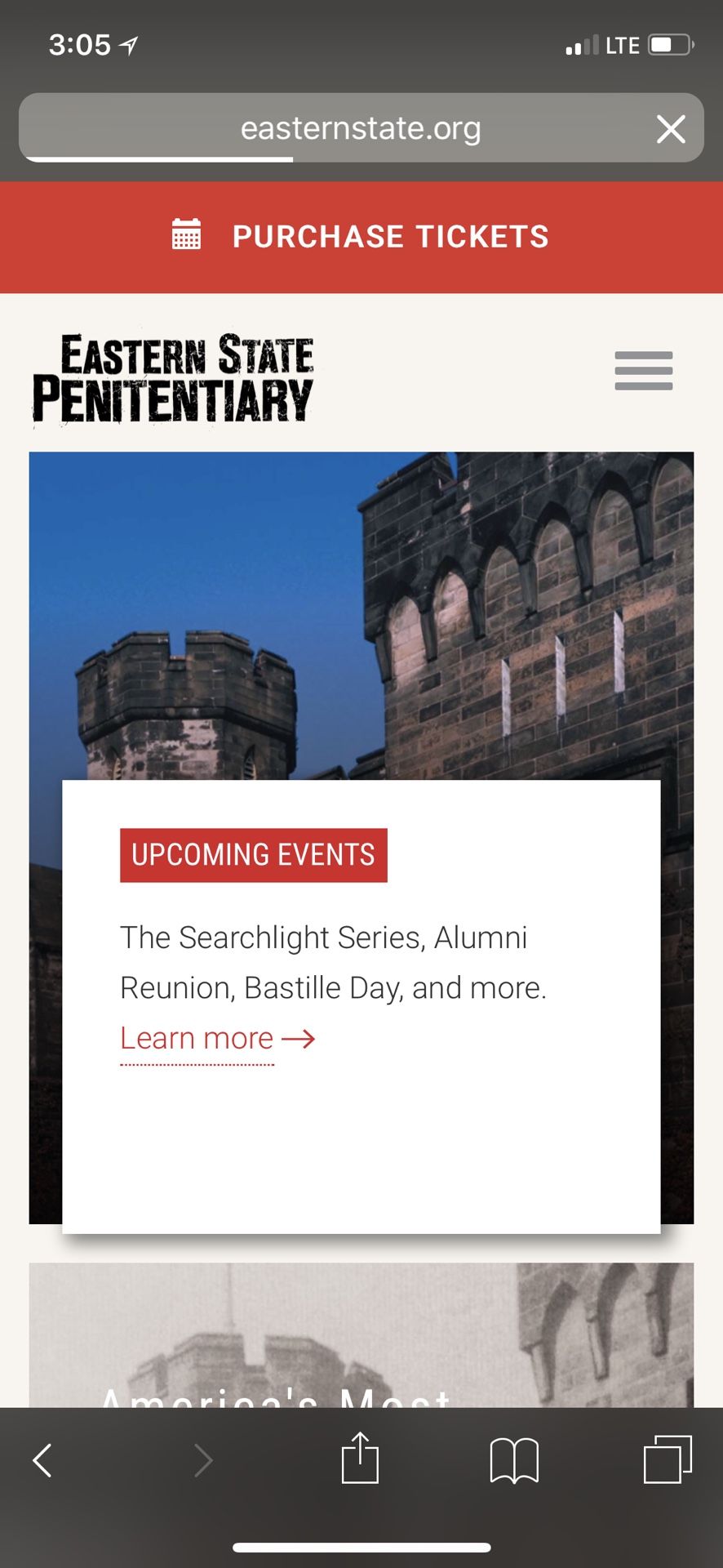 Eastern state penitentiary history tour