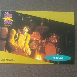 Pro Set 1991 Jimmy Hendrix #11 Rock Music Legends Card Musicards Superstars Vintage Collectible ProSet
