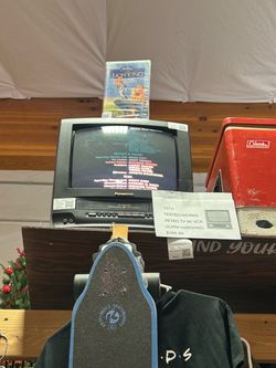 Panasonic Retro CRT TV with VCR Combo