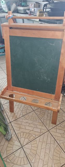 Wooden Kids Chalkboard Easel