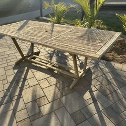 Wood Outdoor Table
