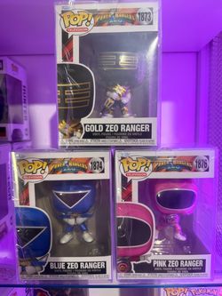 3 Funko bundle power rangers zeo