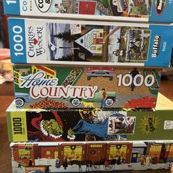Puzzle Lot 10000 Pieces  Quantity Of 5 