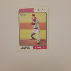 Shohei Ohtani 2013 Topps Baseball Card