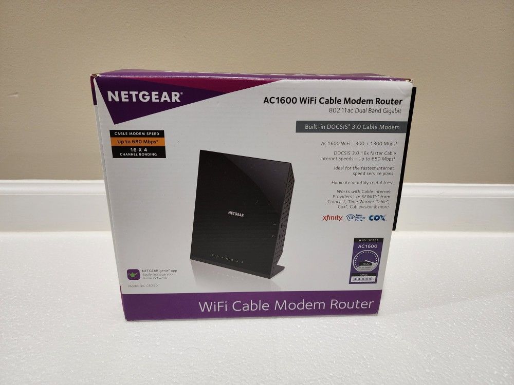 Netgear AC 1600 Wifi Cable Modem Router