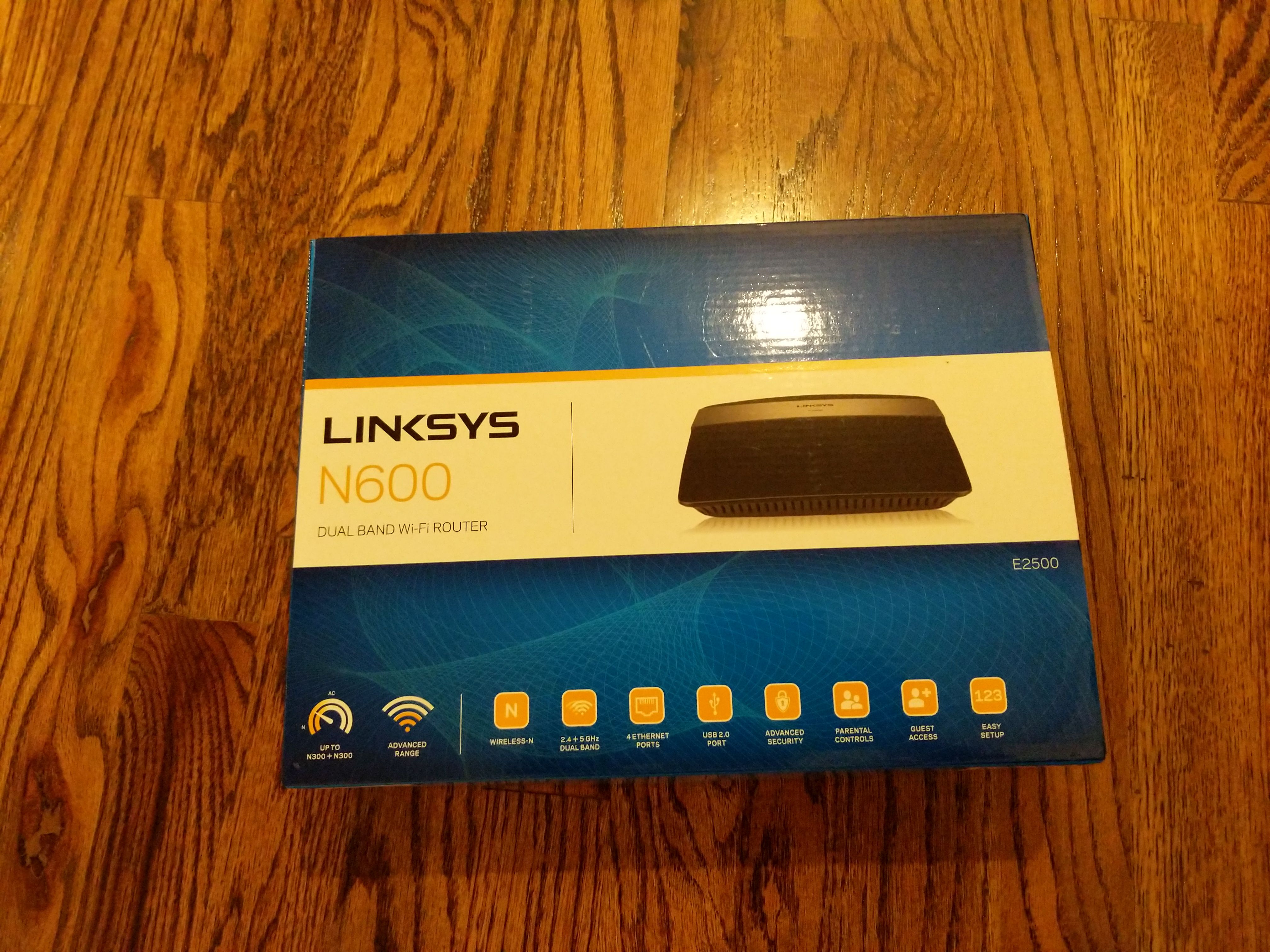 Linksys N600 router - E2500