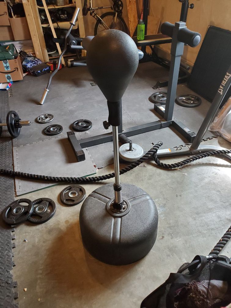 Punching ball with adjustable height Speed bag