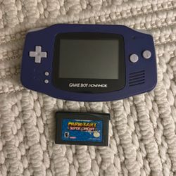 Game Boy Advance With Mario Kart 