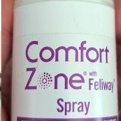 Comfort Zone kitty calming spray Feliway half left 