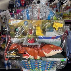 Jurassic World Rebirth Easter basket