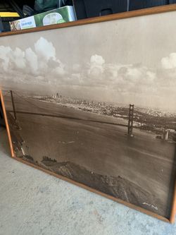 Sf Bay Golden Gate Gabriel Moulin Original Signed Print