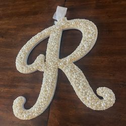 The letter are all pearl, beautiful decoration