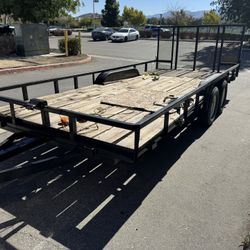 8x18 Title in hand Can Extend To 22 Feet Very Unique Trailer 