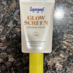 NEW SUPERGOOP! GLOW SCREEN GOLDEN HOUR SPF 40 SUNSCREEN $10!