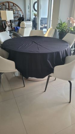 10 pieces of  90 inch Round Tablecloths.