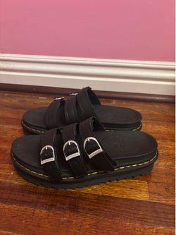 Doc Martens Blaire Leather Slide Sandals