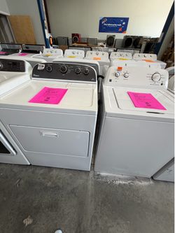 Washer and dryer with warranty