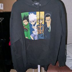 HUNTER X HUNTER Gon Killua Kurapika Leorio Unisex Hoodie Jacket Size XL