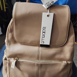 Isabelle Vegan Leather Backpack