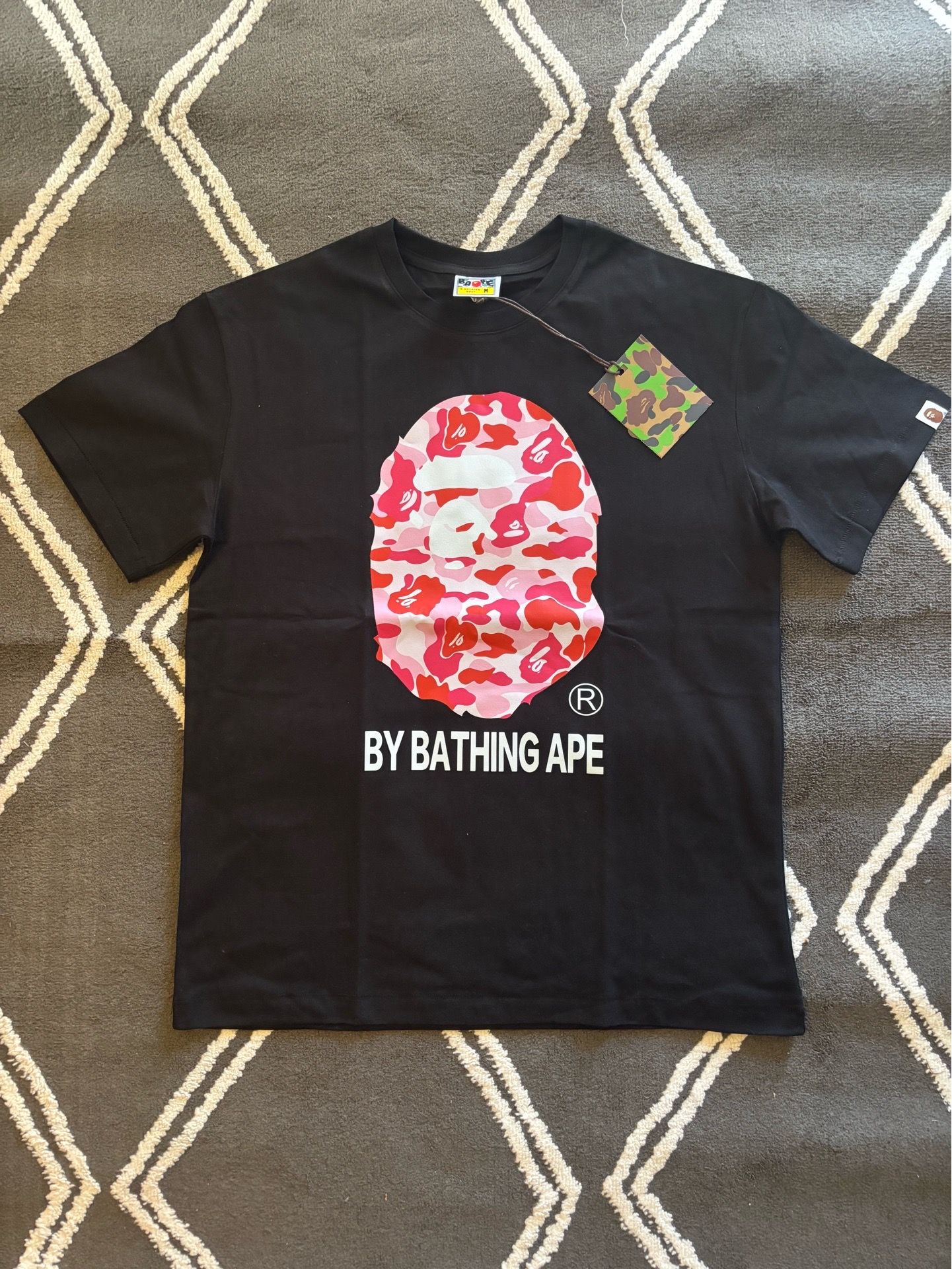 Bape Pink/Black Shirt