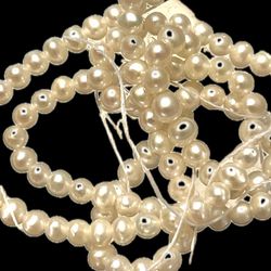New Strand Of 4mm Round Pearls