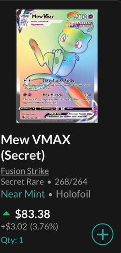 mew vmax rainbow