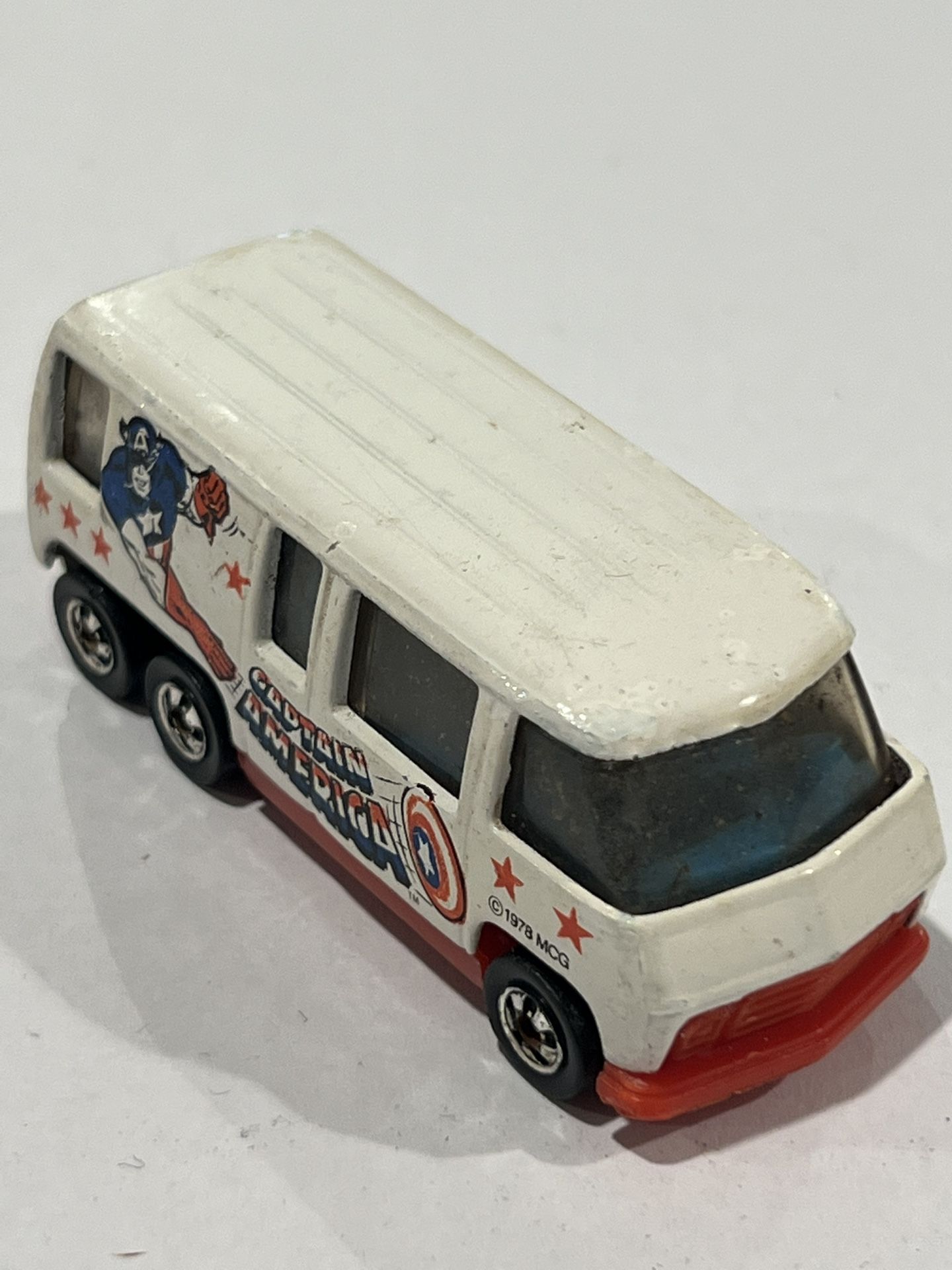 Vintage 1979 Hot Wheels Scene Machines Captain America GMC Motorhome Loose