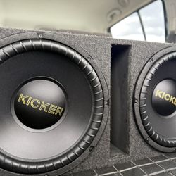 15” Kicker Sub Woofer Speakers 🔊 