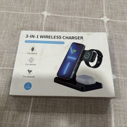 New, Ultimate 3-in-1 Wireless Charger: iPhone, Apple Watch & AirPods Fast Charging