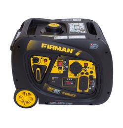 Firman power equipment W03083 3000/3300 watt extended run time portable gas inverter with electric