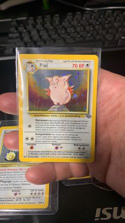 Pokemon Clafable holo German print