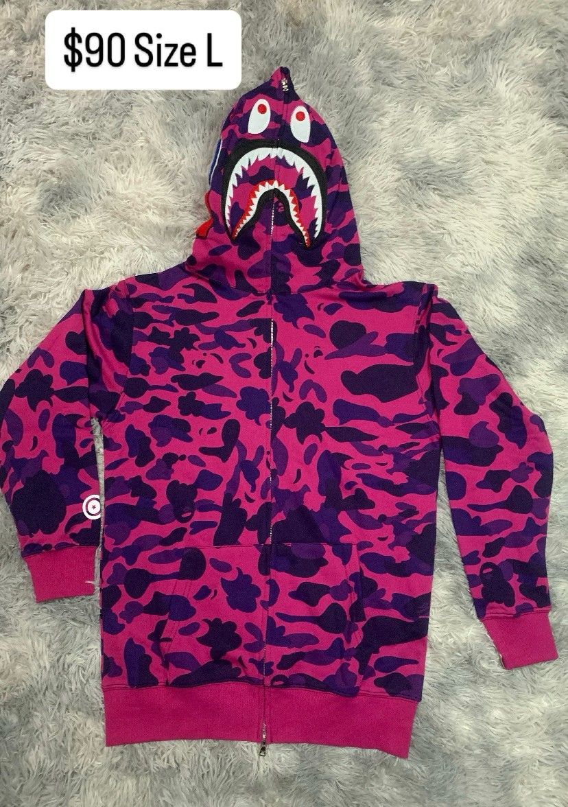 Bape Hoodie Size Large