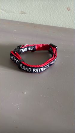 New England Patriots Pet Collar