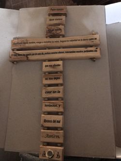 Cruz El Padre Nuestro / Our Father Cross