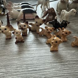 Porcelain Miniature Animals 