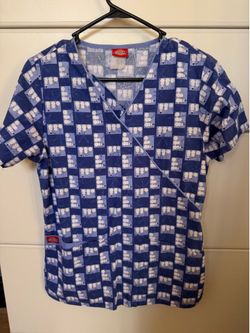 Holiday Scrub tops Sm/M/L